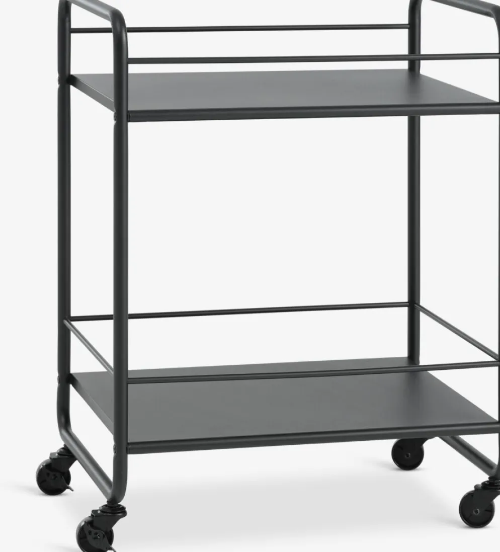 NARUPCarrito NARUP 2 estantes negro