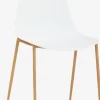 NEDERBYSilla de comedor NEDERBY blanco/roble natural