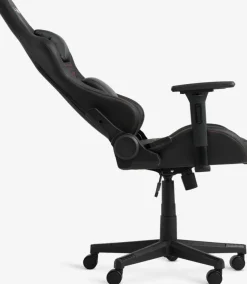 NIBESilla gaming NIBE polipiel negro/rojo