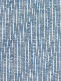 NINNAGOLDJuego funda nórdica hilo teñido NINNA 155x220 azul