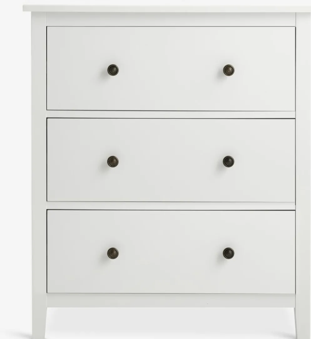 NORDBYCómoda NORDBY 3 cajones blanco