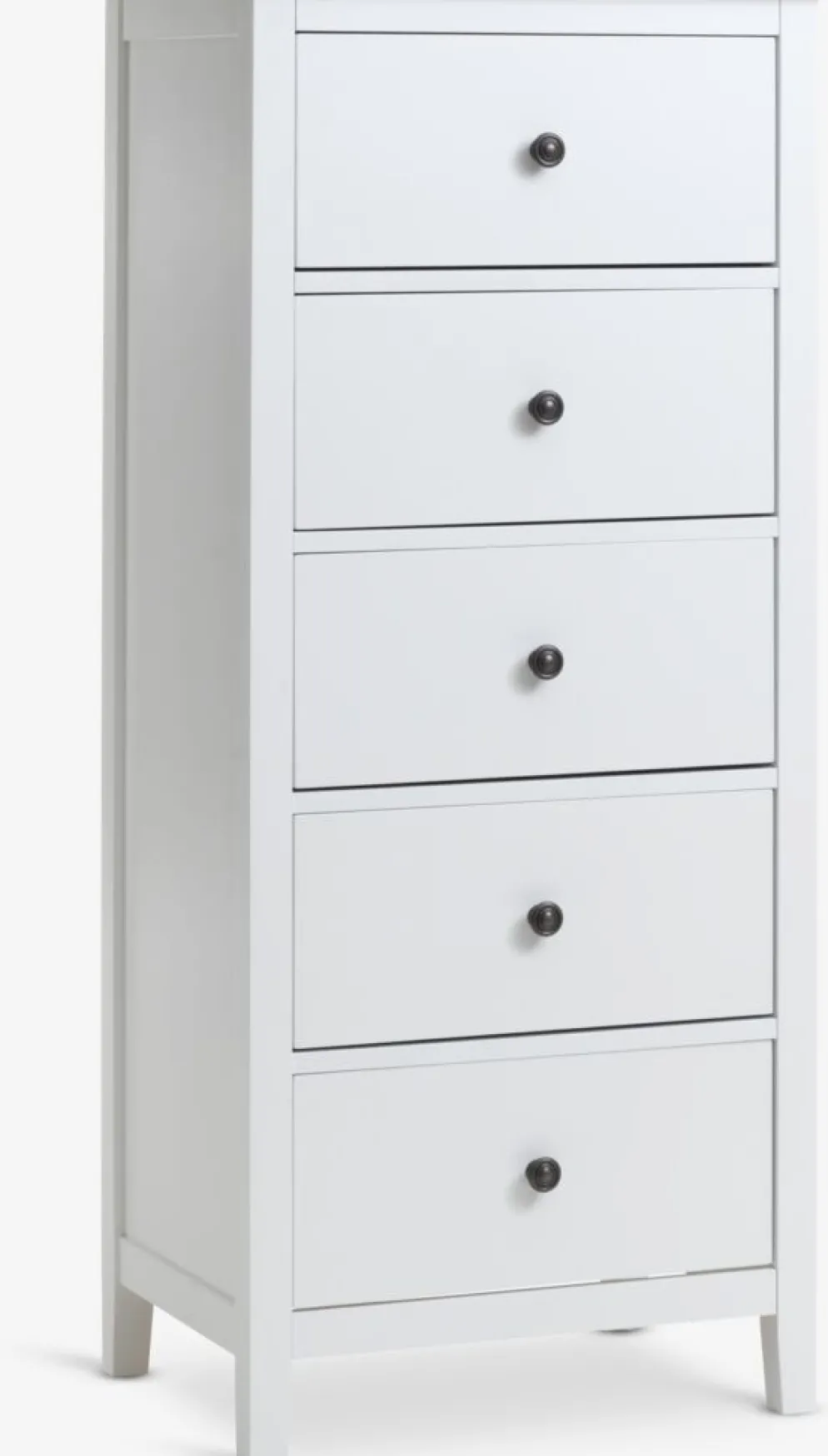 NORDBYCómoda NORDBY 5 cajones blanco