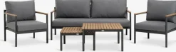 ODDESUNDConjunto muebles jardín ODDESUND 4,5 plazas gris