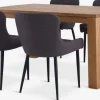 OLDE + PEBRINGEMesa OLDE L160 roble natural + 4 sillas PEBRINGE gris/negro
