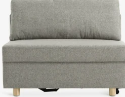 OLSTRUPSofá cama OLSTRUP 1,5 plazas tela gris