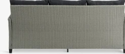 ONDRUPSofá de exterior con chaise longue ONDRUP 3 plazas gris