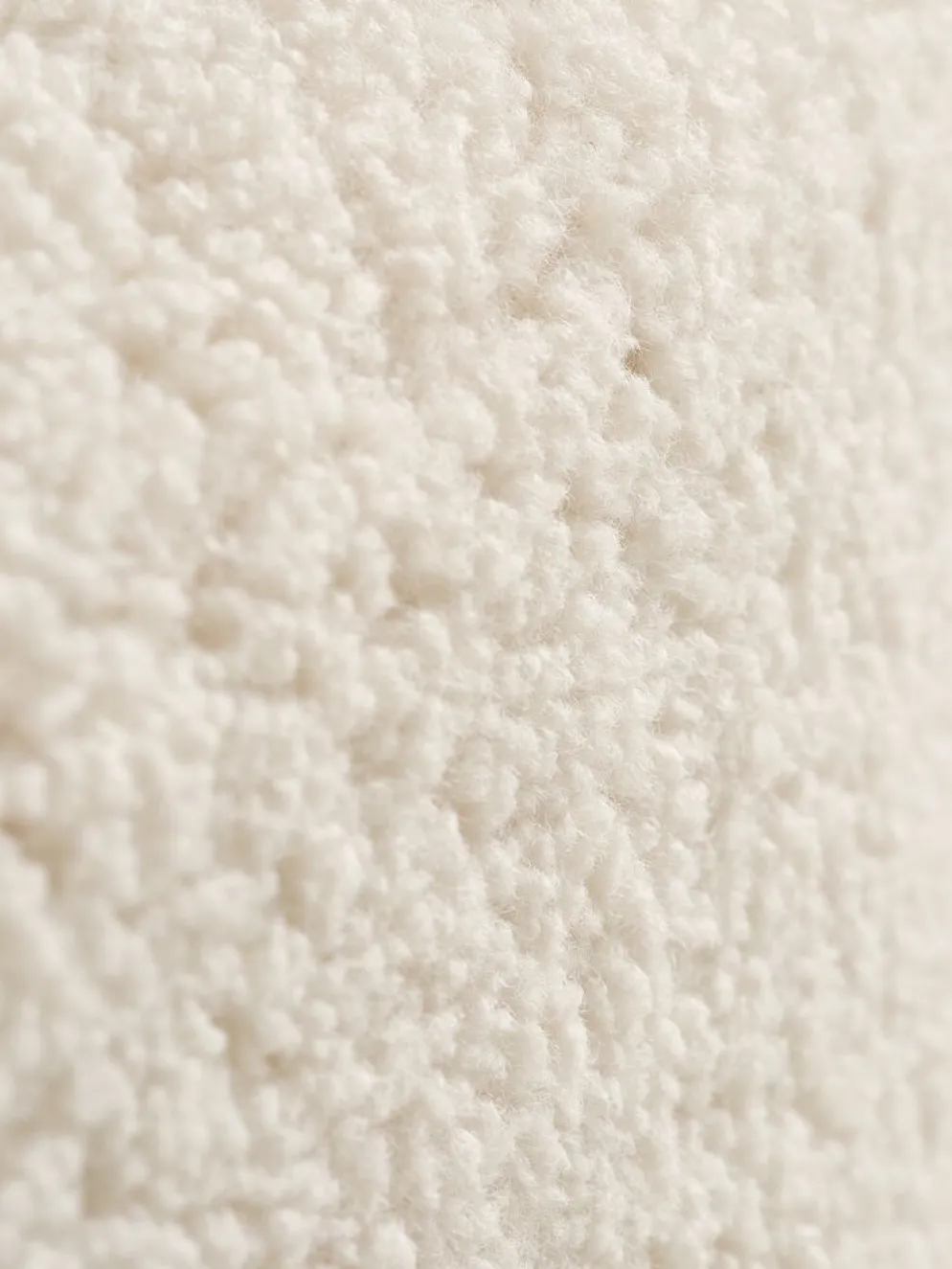 OREBOPuf OREBO 84x45 felpa blanco crudo