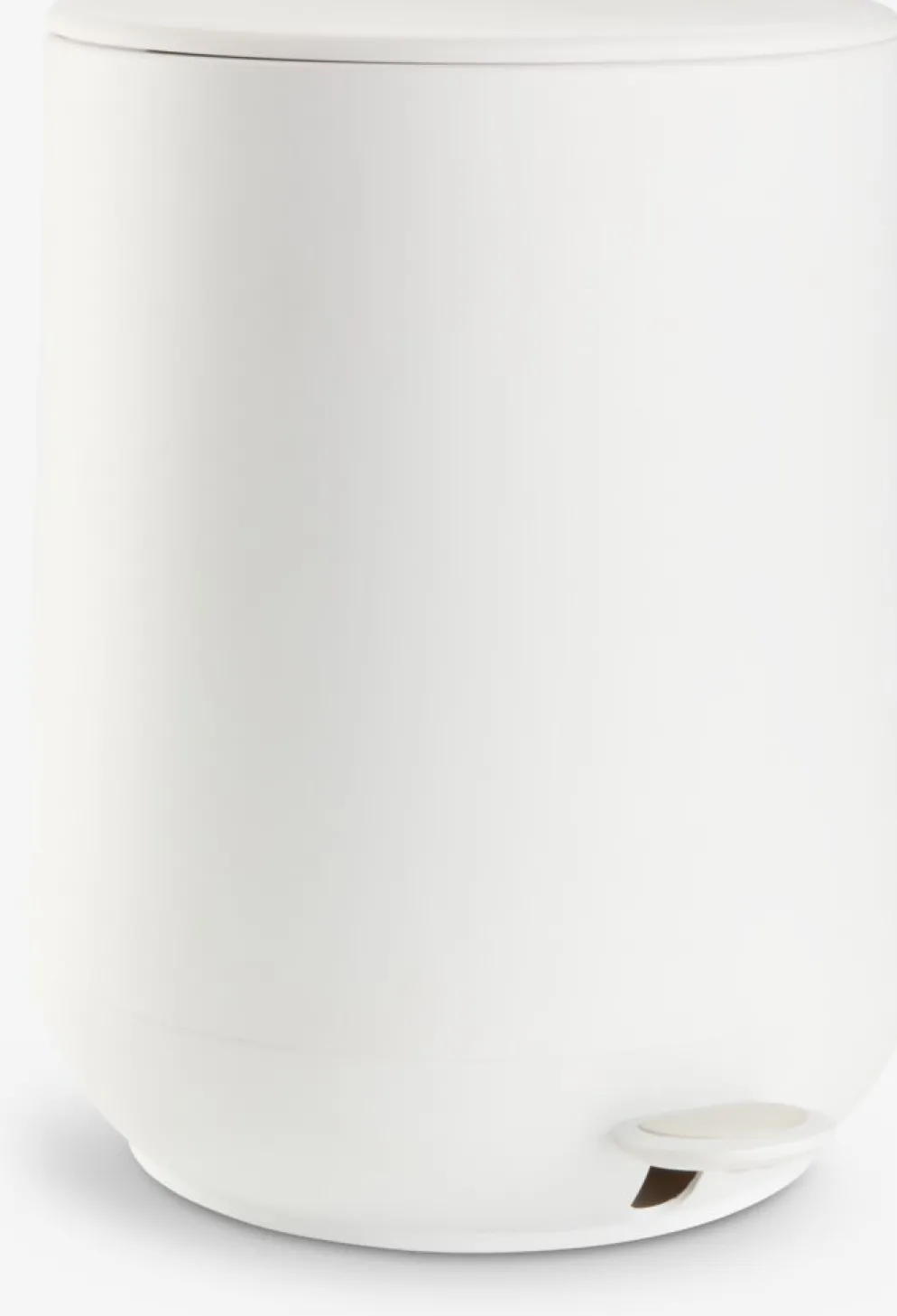 OXIECubo con pedal OXIE 5L con cierre suave blanco