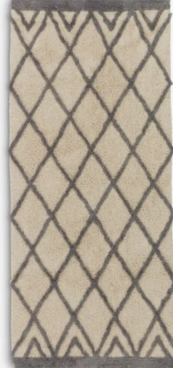 PENGEURTAlfombra PENGEURT 70x160 blanco crudo/gris
