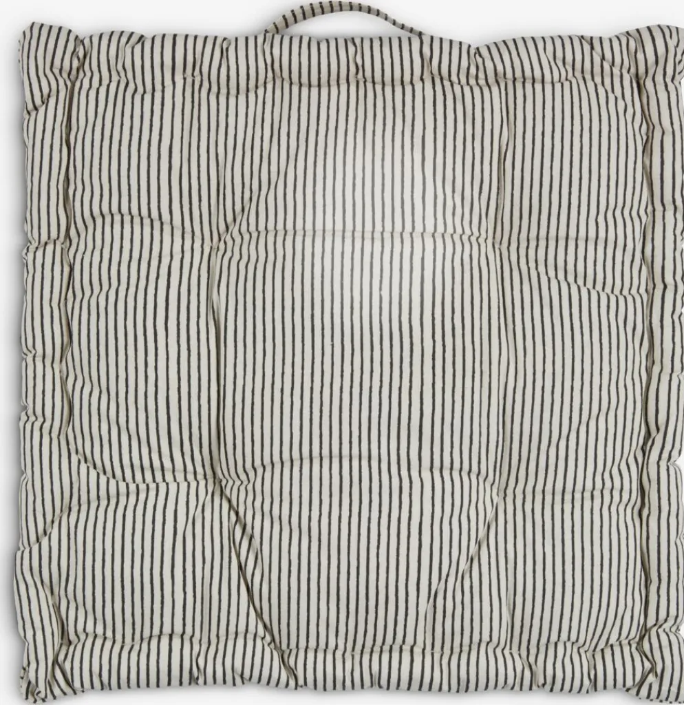 PILCojín de asiento PIL 40x40x7 beis/negro