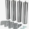PYTTELVAPatas de cama Ø5xA23cm PYTTELVA acero 4 unidades