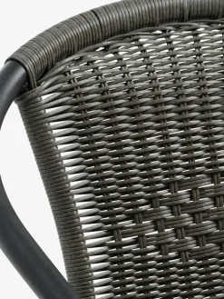 RADSTRUP + GRENAAMesa RADSTRUP Ø60 negro + 2 sillas GRENAA gris