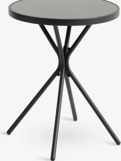 RADSTRUP + GRENAAMesa RADSTRUP Ø60 negro + 2 sillas GRENAA gris