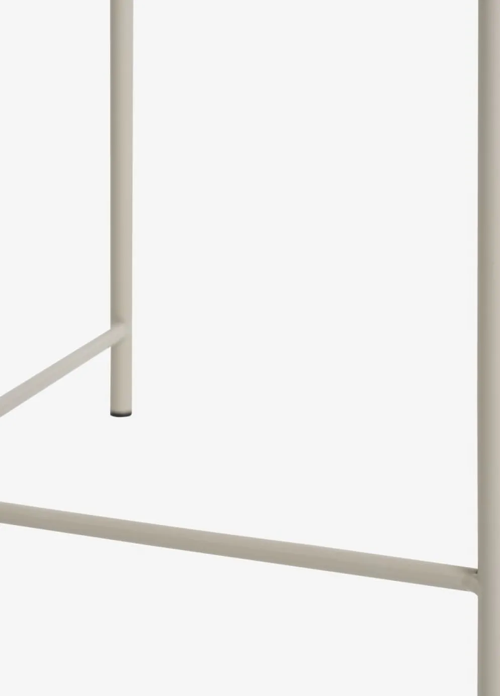 RANDERUPMesa auxiliar RANDERUP Ø47 arena claro