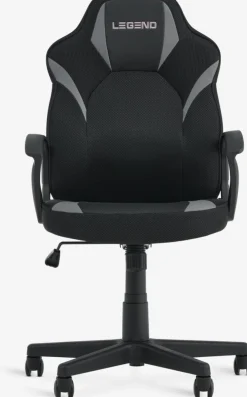 RANDRUPSilla gaming RANDRUP polipiel negro/malla