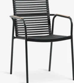 RANGSTRUP + NABEMesa RANGSTRUP Ø110 natural/negro + 4 sillas NABE negro