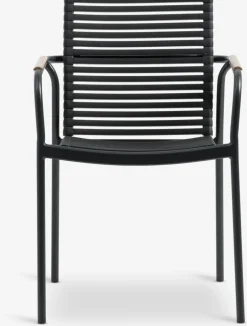 RANGSTRUP + NABEMesa RANGSTRUP Ø110 natural/negro + 4 sillas NABE negro