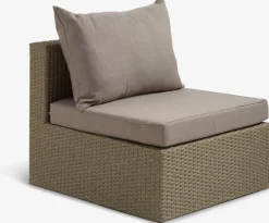 RAVNDRUPConjunto muebles jardín RAVNDRUP 5 plazas natural