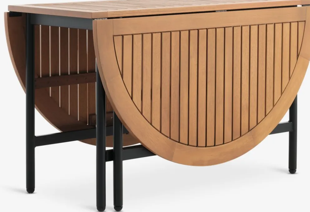 RENA + NANNESTADMesa RENA L54/175 madera dura + 4 sillas NANNESTAD