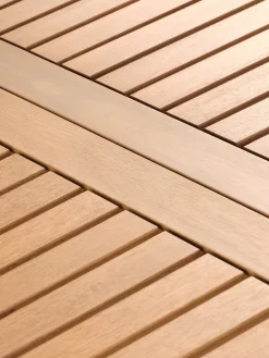 RENA + NANNESTADMesa RENA L54/175 madera dura + 4 sillas NANNESTAD