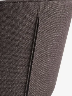 RISSKOVSilla de comedor RISSKOV tela marrón oscuro/negro