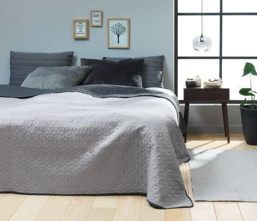 ROSENTREColcha ROSENTRE 160x220 gris
