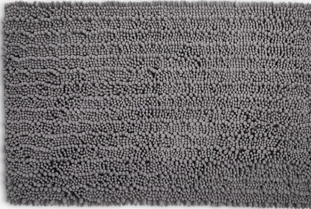 ROSVIKPLUSAlfombrilla de baño ROSVIK 50x80cm chenilla gris