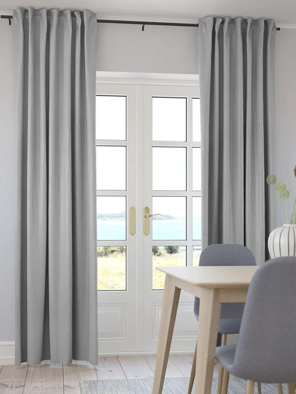 ROXENCortina ROXEN 1x140x245 gris