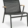 SADBJERGSilla de exterior SADBJERG negro