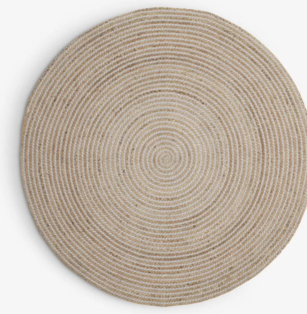 SANDELTREAlfombra SANDELTRE Ø120 natural/gris