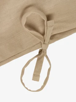 SELMAGOLDJuego funda nórdica algodón lavado SELMA 155x220 caqui pálid