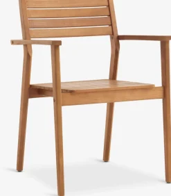 SIRDAL + HAMRAMesa SIRDAL L91 + 4 sillas HAMRA madera dura
