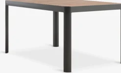 SIRDAL + SIRDALMesa SIRDAL L149 madera dura + 4 sillas SIRDAL gris