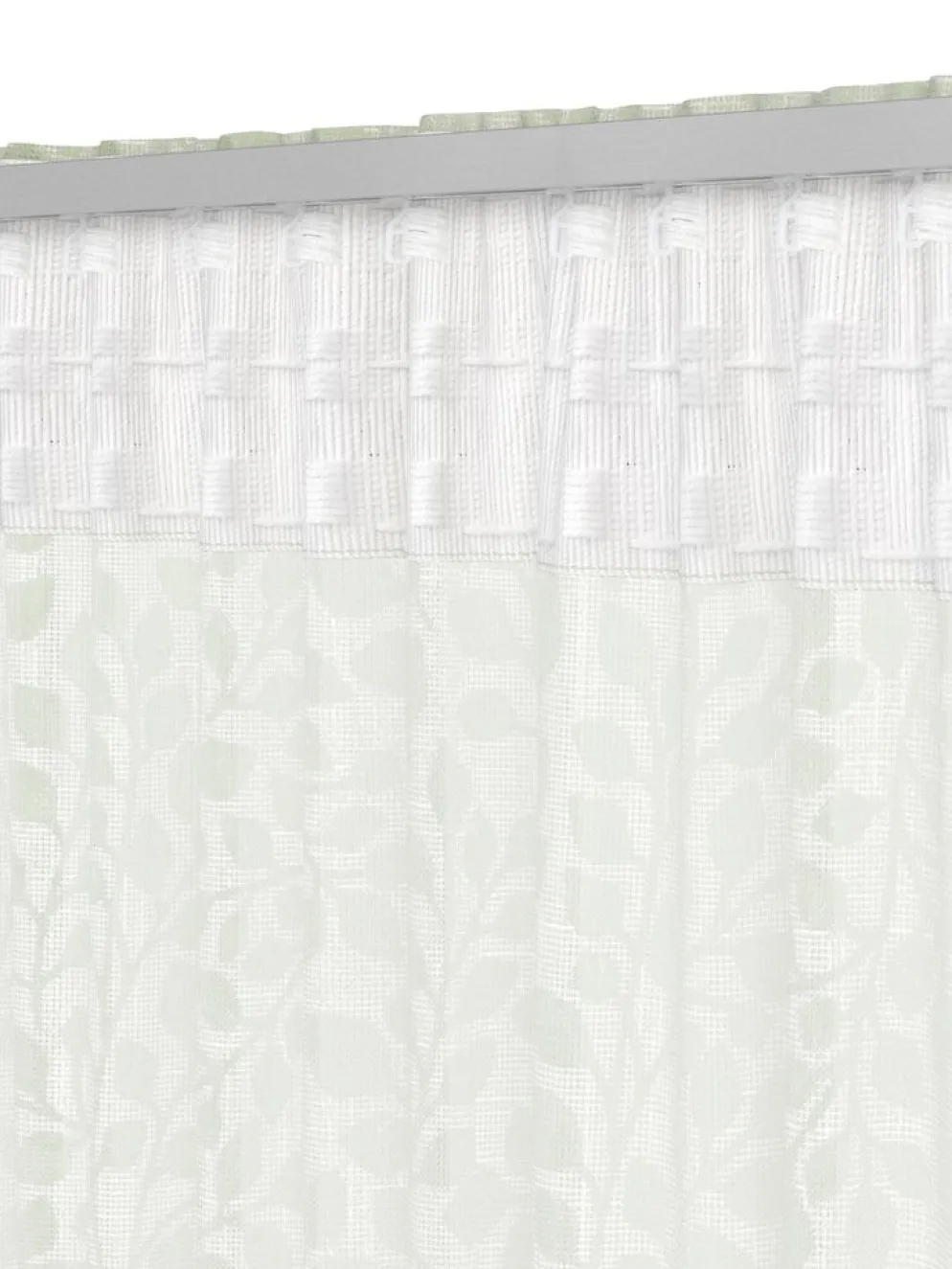 SKASENCortina SKASEN 1x140x300 hojas verde empolvado