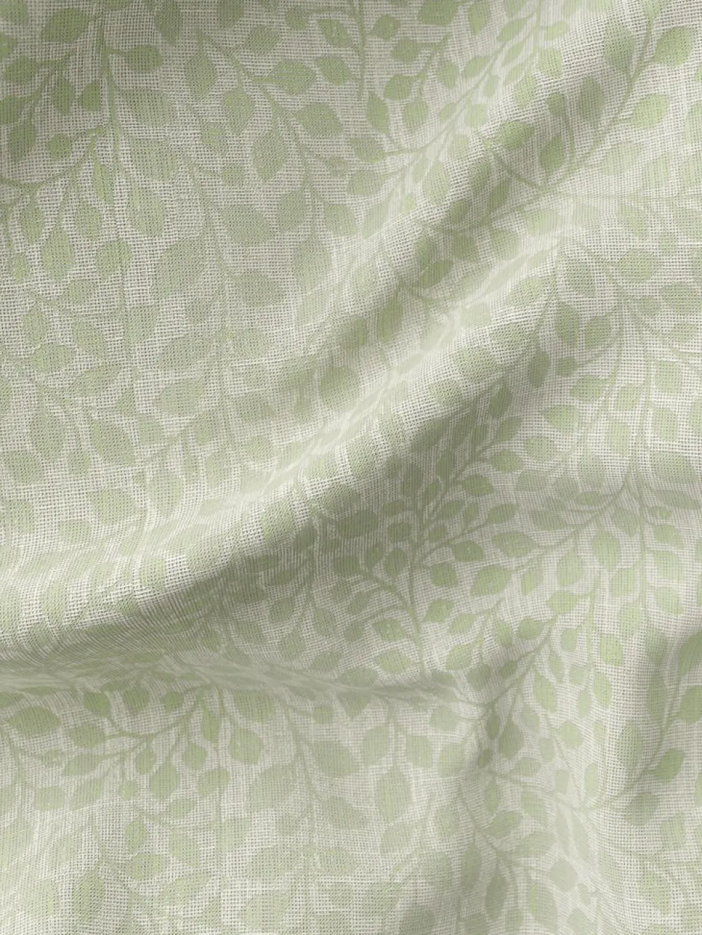 SKASENCortina SKASEN 1x140x300 hojas verde empolvado