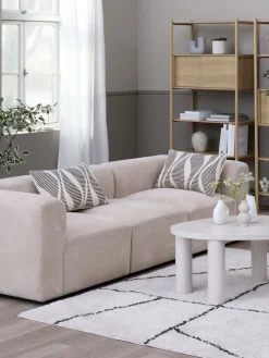 SKEJBYSofá modular SKEJBY 3 plazas tela beis