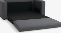 SKILLEBEKKSofá cama SKILLEBEKK tela gris oscuro