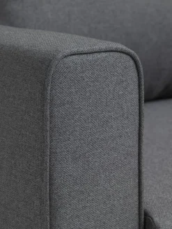 SKILLEBEKKSofá cama SKILLEBEKK tela gris oscuro