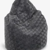 SNEKKERSTENSillón puf SNEKKERSTEN 60x90x60 gris