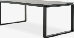 SONNERUP + INGSTRUPMesa SONNERUP L215 gris + 4 sillas INGSTRUP negro