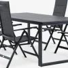 SONNERUP + MYSENMesa SONNERUP L215 + 4 sillas MYSEN gris