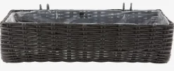 STEINTROSTJardinera para balcón STEINTROST A18xL50xA16 negro