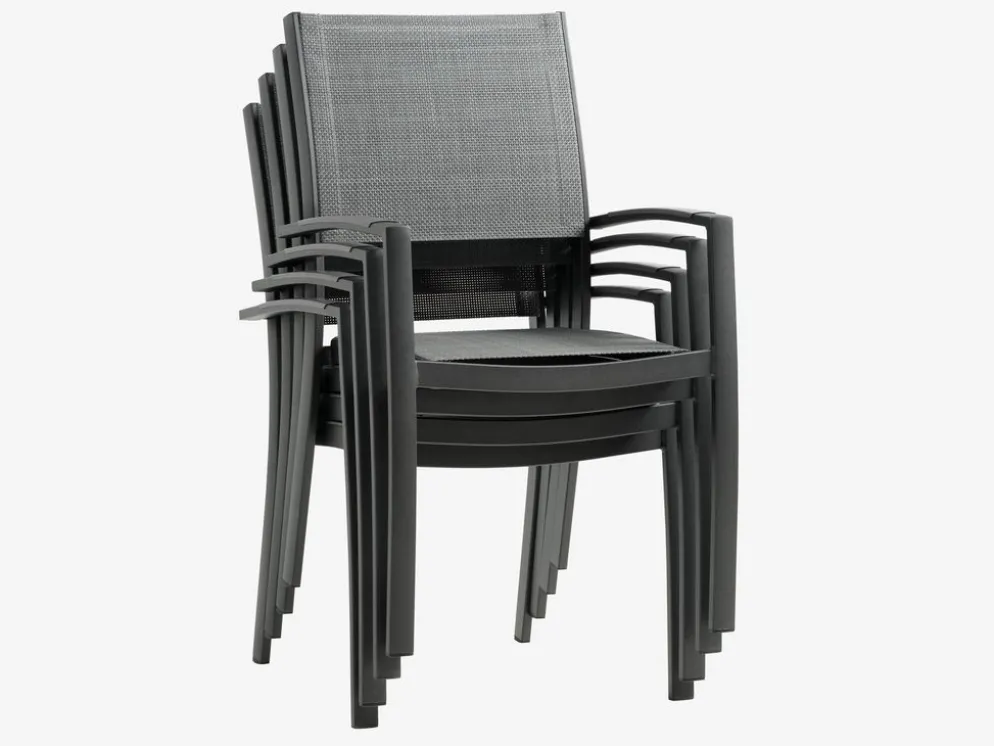 STENUNGSUND + STRANDBYMesa STENUNGSUND L60 + 2 sillas STRANDBY gris