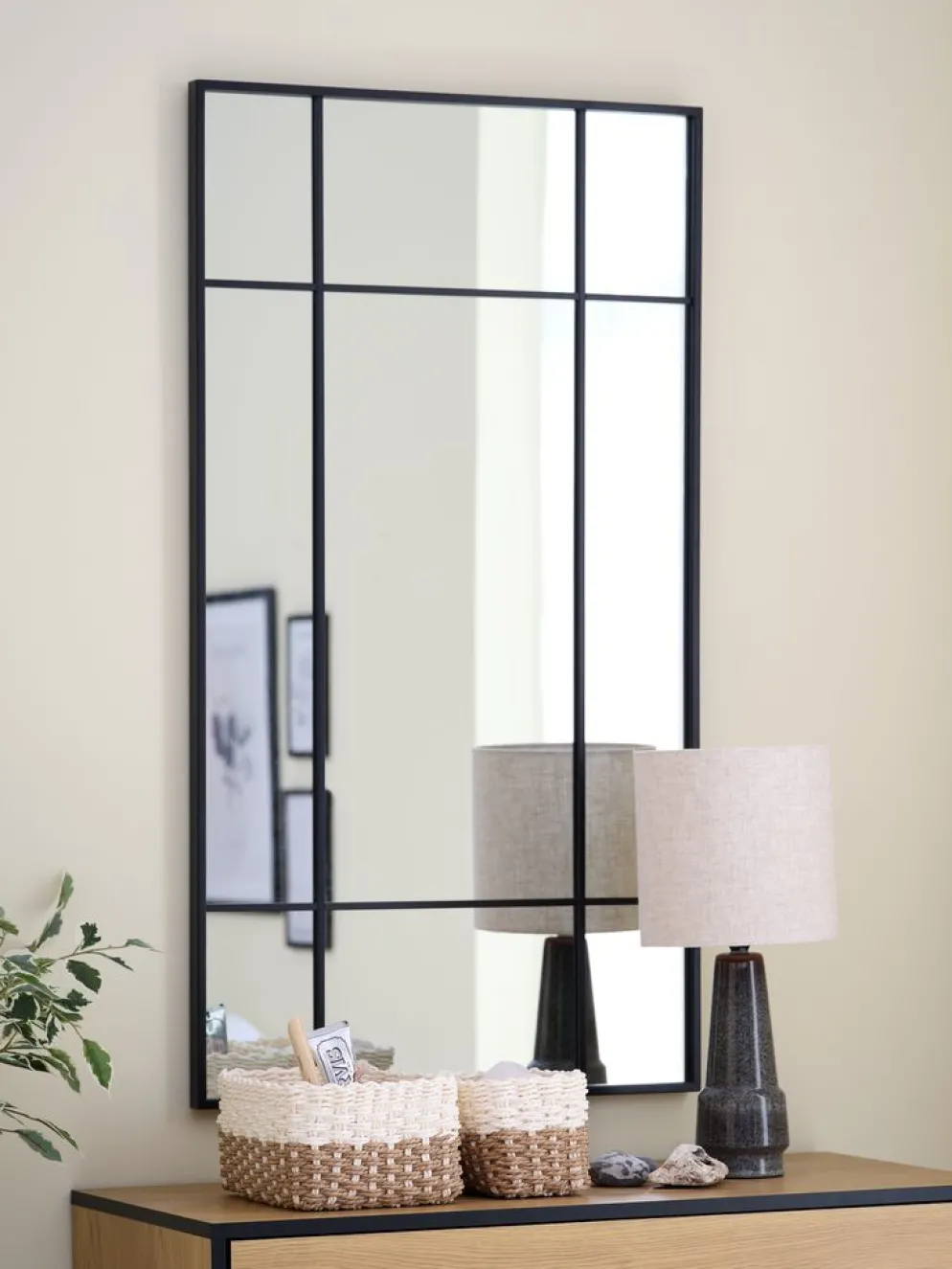 STUDSTRUPEspejo STUDSTRUP 60x110 negro