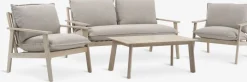 SYLTHOLMConjunto muebles jardín SYLTHOLM 4,5 plazas madera dura