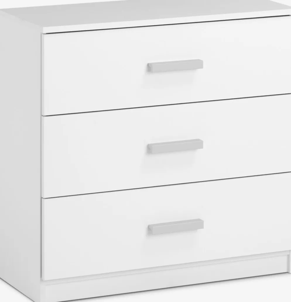 TAPDRUPCómoda TAPDRUP 3 cajones blanco