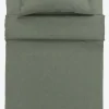 TONEBASICJuego de sábanas TONE 160x240 verde