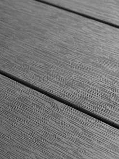 TYDAL + GUDHJEMMesa TYDAL L208/272 + 4 sillas GUDHJEM negro