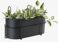 UGLEJardinera balcón UGLE A23xL37xA22 negro