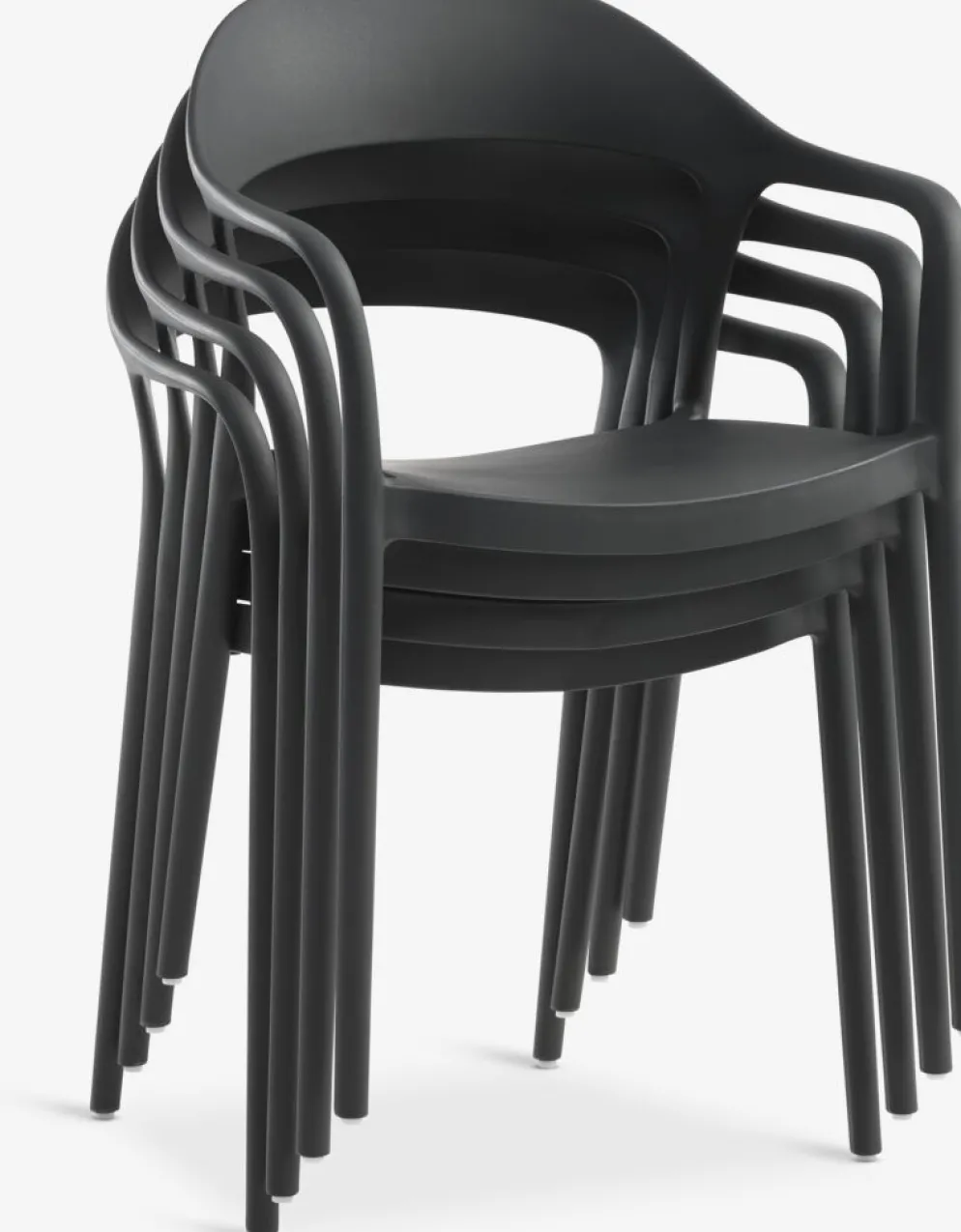 ULBJERG + NANNESTADMesa ULBJERG L214/297 madera dura + 4 sillas NANNESTAD